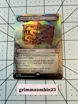 MTG Lorwyn Eclipsed Chronicle of Victory (Showcase) Foil M 0346 ECL! - Image 1
