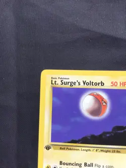 Pokemon Cards: Gym Challenge 1st Edition Common: Lt. Surge's Voltorb 86/132 - Image 2
