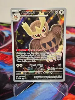 Noctowl - 141 Pokemon Center Stamped 141 Sv: Scarlet & Violet Promo Card - Image 1