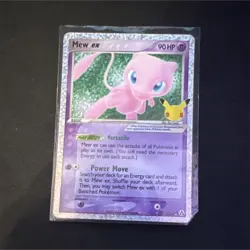 Pokemon Mew ex 88/92 EX Legend Maker Holo EX 90 HP English TCG Card - Image 1