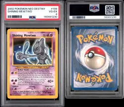 2002 POKEMON NEO DESTINY SHINING MEWTWO #109 PSA 4 - Image 3