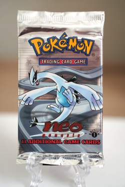 4x 2000 Pokemon TCG Neo Genesis 1st Edition Booster Pack Sealed (ART SET)WOTC - Image 1