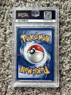 1999 Pokemon Jungle Vaporeon Holo 12/64 Graded PSA 5 - Image 2