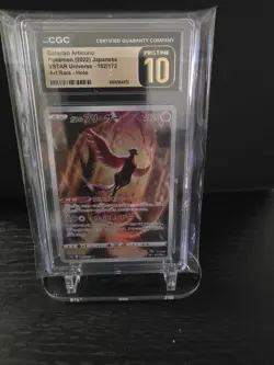 CGC PRISTINE 10 POKEMON 2022 VSTAR UNIVERSE GALARIAN ARTICUNO ART RARE 182/172 - Image 1