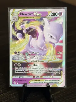 Pokemon TCG Mewtwo Vstar 031/078 Pokemon GO Ultra Rare NM Condition - Image 1