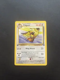 Pokemon Pidgeot TCG Jungle Card 24/64 Regular Rare 1st Edition - Image 1