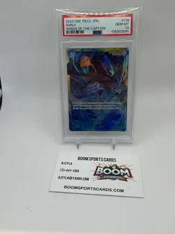 Sanji OP06-119 Alternate Art English 2024 One Piece Wings Of The Captain PSA 10 - Image 1
