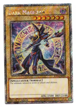 Yu-Gi-Oh Card: Dark Magician 8th Art RA04-EN106 Platinum Secret Rare 1st Ed! NM - Image 1