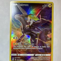 Pokemon Zekrom TG05/TG30 Brilliant Stars Ultra Rare Full Art Holo Card - Image 1