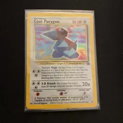 Pokemon TCG Cool Porygon - WoTC #15 Black Star Promo Card Holo Sealed* - Image 1
