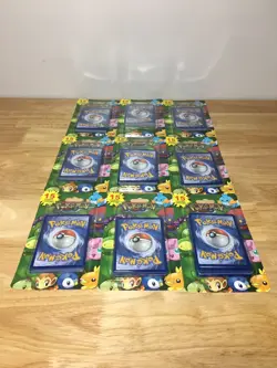 Lot Of ( 9 ) Pokemon Packs 15 Cards + Promo Per Pack (144) Pokemon Cards Total! - Image 1