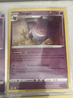 Pokemon TCG Gengar Card Lot 4 Cards English Japanese s10a Sword & Shield 2022 - Image 2