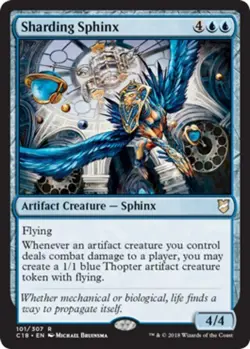 Sharding Sphinx ~ Lightly Played Commander 2018 MTG Magic UltimateMTG Blue Card - Image 1