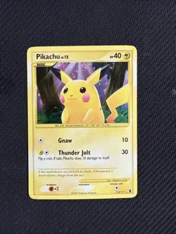 Pokemon Pikachu TCG 112/111 Rising Rivals Secret Rare Holo Card - Image 1