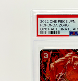 PSA 10 Bandai One Piece Card Game Roronoa Zoro Romance Dawn OP01-025 Japanese 10 - Image 2