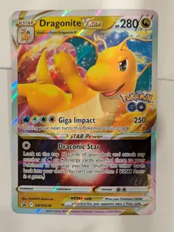 Dragonite VSTAR SWSH236 Black Star Promo Pokemon Holo Foil Rare Nice! - Image 1