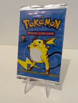 Pokemon Base Set 2 1999 Booster Pack Factory Sealed WOTC Raichu Artwork - Image 2
