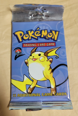 WOTC Pokemon Base Set 2 Raichu Art Sealed Booster Pack 2000 - Image 2