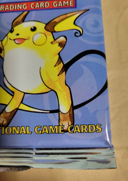 WOTC Pokemon Base Set 2 Raichu Art Sealed Booster Pack 2000 - Image 5