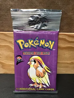 Pokemon 2000 Base Set 2 Booster Pack WOTC Vintage TCG Pidgeot Art Sealed Vintage - Image 1