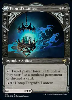 Tergrid, God of Fright // Tergrid's Lantern (Showcase) [Kaldheim] Near Mint - Image 2