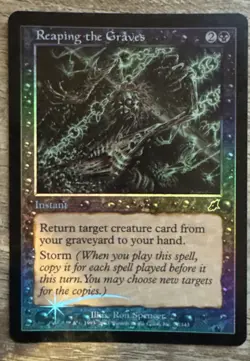 MTG - Reaping the Graves (foil) - Image 1
