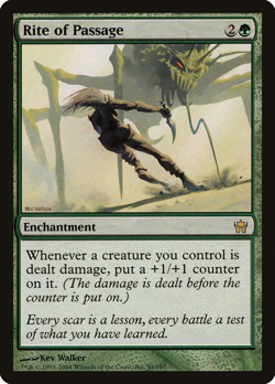 Rite of Passage - Fifth Dawn - NM - Green Enchantment - Commander Staple - Image 1