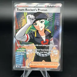 Pokemon TCG Team Rockets Proton 227/182 Full Art Sv10: Destined Rivals - NM - Image 1