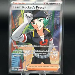 Pokemon TCG Team Rockets Proton 227/182 Full Art Sv10: Destined Rivals - NM - Image 2