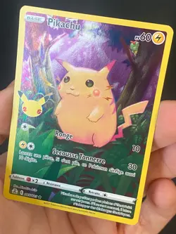 CARTE POKEMON PIKACHU 005/025 ULTRA RARE FR EB CELEBRATIONS - NM/M - Image 2