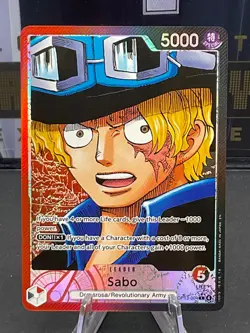 Sabo (ALT ART) Leader 2025 One Piece Carrying On His Will OP13-004 English - Image 1