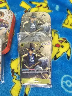 Portgas D. Ace Sabo Monkey D. Luffy Tin Promo Set One Piece Sealed - Image 4