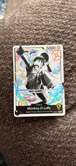 ONE PIECE TCG STARTER ST29-001 MONKEY D LUFFY LEADER ALT ART - ENGLISH - Image 1