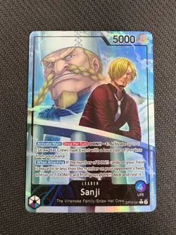 Sanji OP12-041 Leader Alt Art One Piece Legacy of the Master ENGLISH Mint/NM - Image 1
