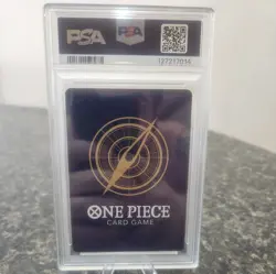 2025 One Piece OP10 EN Trafalgar Law PSA 10 GEM SECRET RARE #119 FULL ART - Image 2
