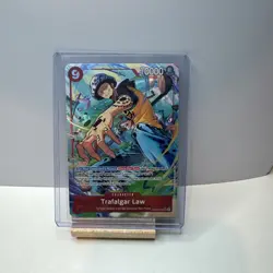 2025 One Piece Trafalgar Law (Alt Art) OP14-009 SR The Azure Sea’s Seven NM - Image 1