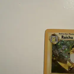 Raichu 14/102 Base Set Unlimited 1999 Pokemon Card Holo Rare NM - Image 2