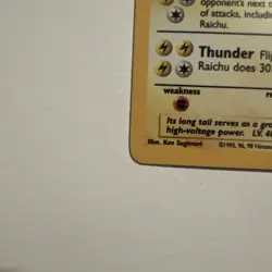 Raichu 14/102 Base Set Unlimited 1999 Pokemon Card Holo Rare NM - Image 5