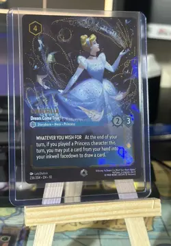 Cinderella - Dream Come True Enchanted 236/204 Whispers in the Well Holo Lorcana - Image 1