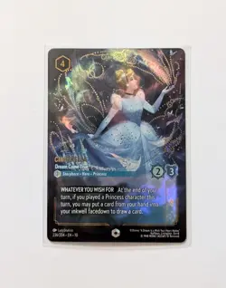 Cinderella - Dream Come True Enchanted 236/204 Whispers in the Well Holo Lorcana - Image 2