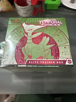 Pokemon Temporal Forces Elite Trainer Box ETB - Factory Sealed Iron Leaves Art - Image 1