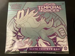 Pokemon Scarlet & Violet Temporal Forces Elite Trainer Box Etb Factory Sealed - Image 1