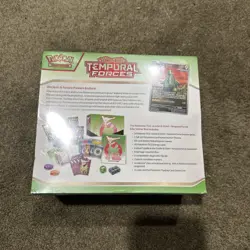Pokemon Temporal Forces Elite Trainer Box ETB - Factory Sealed Iron Leaves Art - Image 4