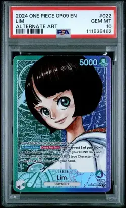 2024 ONE PIECE OP09-EMPERORS IN THE NEW WORLD 022 LIM ALTERNATE ART (Cert #5462) - Image 1