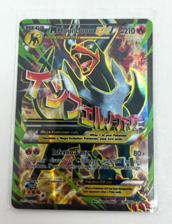 Pokemon TCG M Houndoom-EX Full Art Card 154/162 2015 XY-BREAKthough - (N) #66K - Image 1