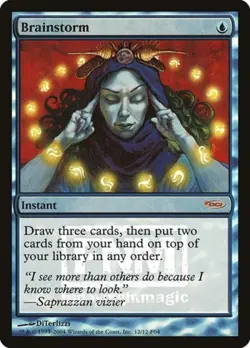 Brainstorm -Foil Light Play MTG Promos: FNM - Image 1
