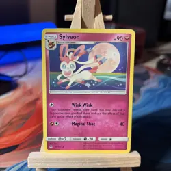 Pokemon Card 87/131 Sylveon Forbidden Light LP - Image 1