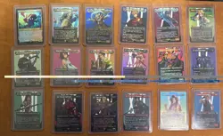 Lot of 18 final fantasy Leaders Foil magic The Gathering - Image 1