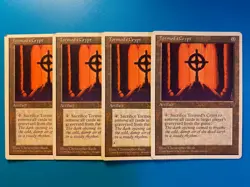 MTG 4x Tormod's Crypt Chronicles OLD SCHOOL Pauper Magic the Gathering x4 LP - Image 1