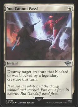 You Cannot Pass! 38 Magic: the gathering Lord of The RIngs - Image 1